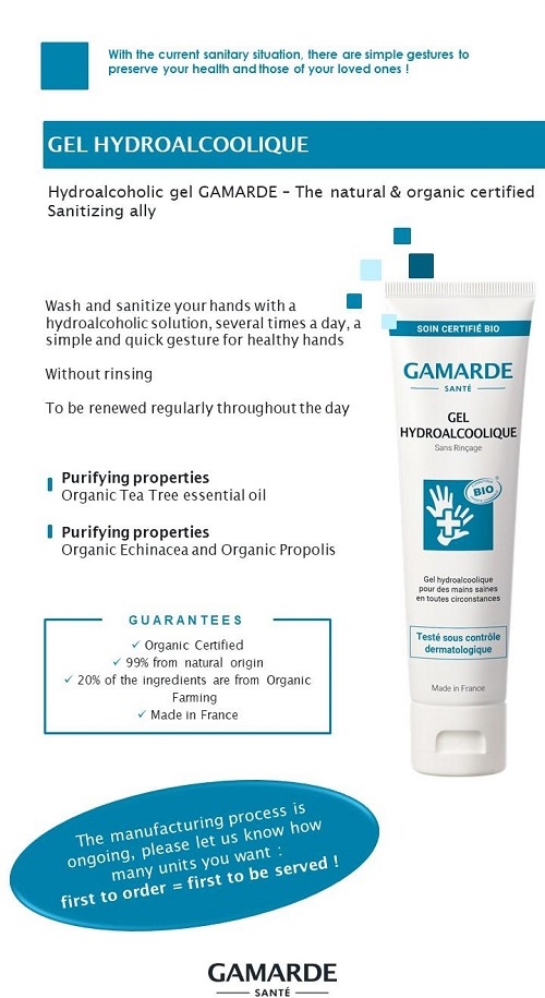 Gamarde Biocide – gel dezinfectant