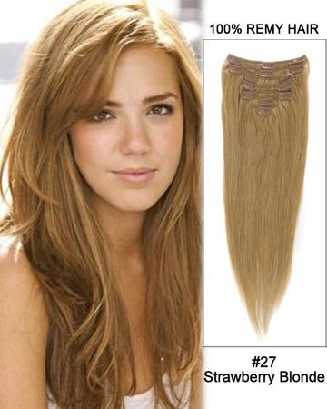 Change your look easily with clip-in hair extensions